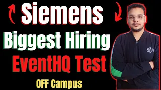 Siemens Biggest Hiring | OFF Campus Drive For 2024 , 2023 , 2022 , 2021 Batch | Fresher Jobs