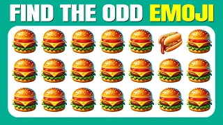 Find the ODD One Out - Junk Food Edition 🍔🍕🍩 Easy, Medium, Hard - 25 Levels| Quizzer Odin