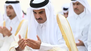10 April 2024 : Sheikh Tamim, Emir of Qatar performed Eid ul Fitr prayer
