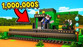 ZAROBILIŚMY 1,000,000$ W SYMULATORZE FARMY W MINECRAFT | Vito i Bella