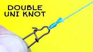 One of the BEST KNOTS for FISHING!! A KNOT that will tie ANY EQUIPMENT!! 4k