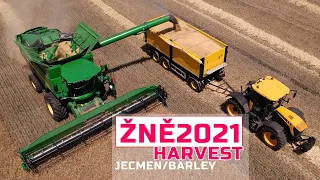 2021 barley HARVEST | John Deere s680 || Žně 2021 | ječmen ozimý | [4K]