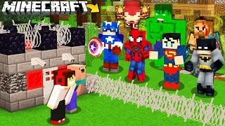 SEKRETNA BAZA VS APOKALIPSA SUPERBOHATERÓW W MINECRAFT!