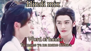 ||wen kexing×zhou zishu||💝(word of honor hindi mix tu mane ya na mane dildara #wordofhonorhindimix