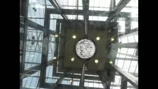 ELT hydraulic glass elevator at the Nordwestzentrum in Frankfurt