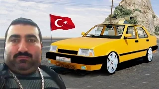 TÜRK TAKSİCİ MOD (GTA 5 Mod Komik Anlar)