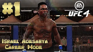 Broken Native : Israel Adesanya UFC 4 Career Mode : Part 1 : UFC 4 Career Mode (PS4)