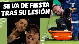 Noche de fiesta y póker para Neymar tras su grave lesión | Telemundo Deportes