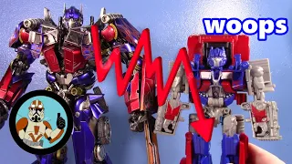 We went from THIS to... well... Prime For a Prime #2: Fast Action Battler Optimus Prime