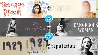 ALBUM BATTLE Teenage Dream + Prism VS My Everything + Dangerous Woman VS 1989 + reputation | PopBop!