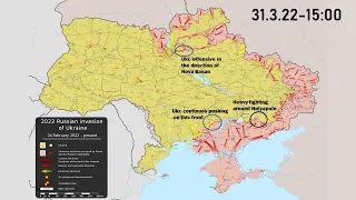 Every day of the Russian Invasion of Ukraine- Detailed last week (31.3)