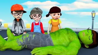 Hero Life: NickHulk & Tani Fairy Best Against Giant ZombieHulk - Meteorite Fall in Scary Teacher 3D