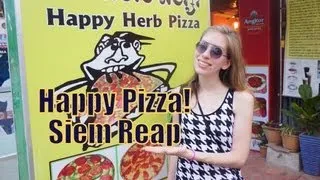 Happy Pizza in Siem Reap, Cambodia | Khmer Pizza - Cambodian Pizza - Ecstatic Pizza