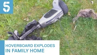 Family issue fire warning as hoverboard explodes in their home | 5 News