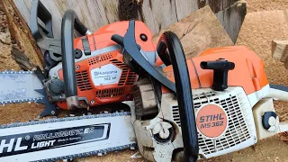 Stihl MS 362 & Husqvarna 562 XP.