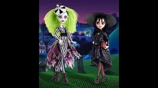 Unboxing New Beetlejuice and Lydia Monster High Dolls - Mattel