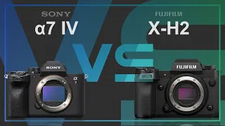 Sony alpha a7 IV vs Fujifilm X-H2