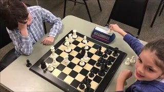 #1 6 Year Old Girl in USCF Blitz Dada vs. 8 Year Old Golan