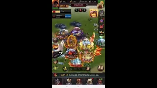 Thron fight in kd 33 lose :) [Clash of Kings]