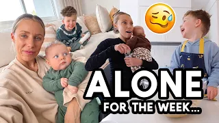 Kurt LEAVES ME for the week! 2 kids by myself...so I vlogged it
