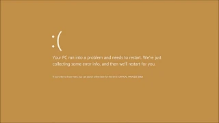 Windows 10/8 Screen of Death in Different Colors