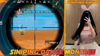 PUBG MOBILE DANCE SINIPING MONTAGE / PUBG TIKTOK CHINESE  GIRL COMPALITION PART - 1