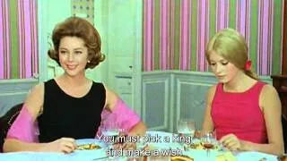 The dinner scene from "Parapluies de Cherbourg" (1964)