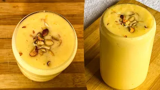 Mango Milkshake | How to Make Mango Milkshake At Home