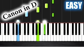 Canon in D - EASY Piano Tutorial - Nicholas Steinbach