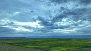 Flying over Xinjiang: Charming fields in Zhaosu County 航拍新疆：昭苏县迷人的田野②