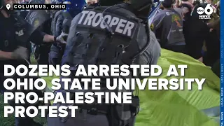 Dozens arrested at Ohio State pro-Palestine protest