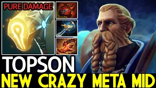 TOPSON [OmniKnight] New Crazy Meta Mid Imba Pure Damage Dota 2