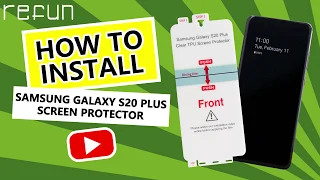 Refun Screen Protector Installation Video for Samsung Galaxy S Series