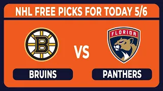 Boston Bruins vs  Florida Panthers Game 1 5/6/2024 FREE NHL Betting Tips, Picks and Predictions