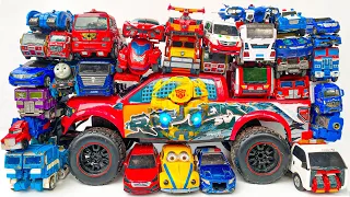 New Transformers Blue & Red Car: TRACTOR JCB Tobot Carbot Hellocarbot - BUMBLEBEE Revenge Stopmotion