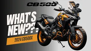 2024 Honda CB500X: What's New??? - Powerful, Agile and Features