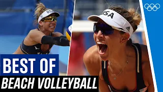 Insane saves, spectacular attacks! | BEST OF women's beach volleyball at Tokyo 2020