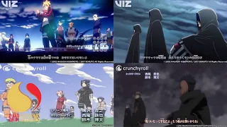 Boruto Opening 7 Comparisons (Side By Side)