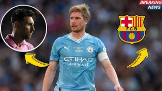 💥BOMB! KEVIN DE BRUYNE TALKED ABOUT MESSI AND BARCELONA! NOBODY EXPECTED! BARCELONA NEWS TODAY!