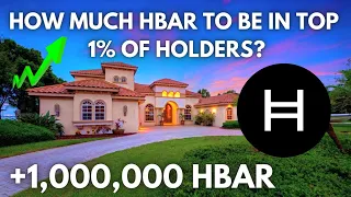 How Much HBAR To Be In Top 1% Of Holders📈
