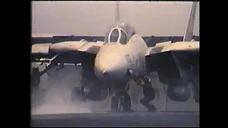 1989 F-14A TOMCAT / LIBYAN MIG-23 SHOOTDOWNS (ACTUAL AUDIO + FILE FOOTAGE) (MILITARY FILMS INC.)