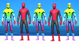 GTA 5 Epic Ragdolls | Spiderman and Super Heroes Jumps/fails Episode 16 (Euphoria Physics)
