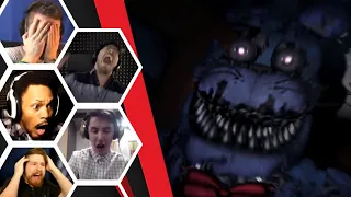 Lets Player's Reaction To Their First Jumpscare In FNAF 4 - Five Nights At Freddy's 4