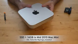 Mid 2010 Mac mini EASY SSD + 16GB Ram Upgrade - Cheapest Mac you can buy in 2020