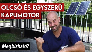 Olcsó és egyszerű kapumotor - De mennyire megbízható?