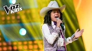 Marianita canta Llanero Sí Soy - Audiciones a ciegas | La Voz Kids Colombia 2018