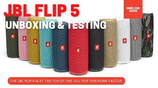 JBL Flip 5 Unboxing and Frequency Response Test