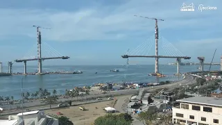 #TIMELAPSE of the construction of the Cebu cable-stayed #bridge | ACCIONA