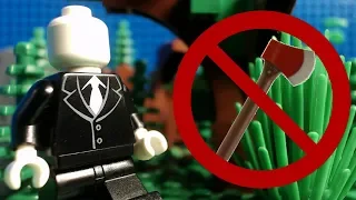 Lego Slender Man Doesn't Use an Axe