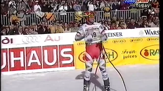 Hermann Maier wins super-G II (Garmisch 1997)